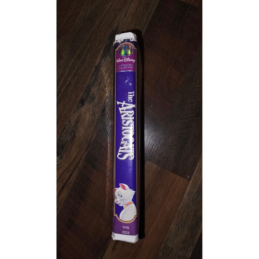 Walt Disney Masterpiece Collection The Aristocats VHS 2529 Clamshell Case - Picture 2 of 8